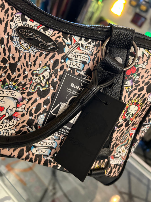 Ed Hardy Cheetah purse