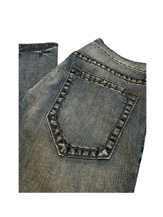 Blank Double Stitched Dark Wash jeans