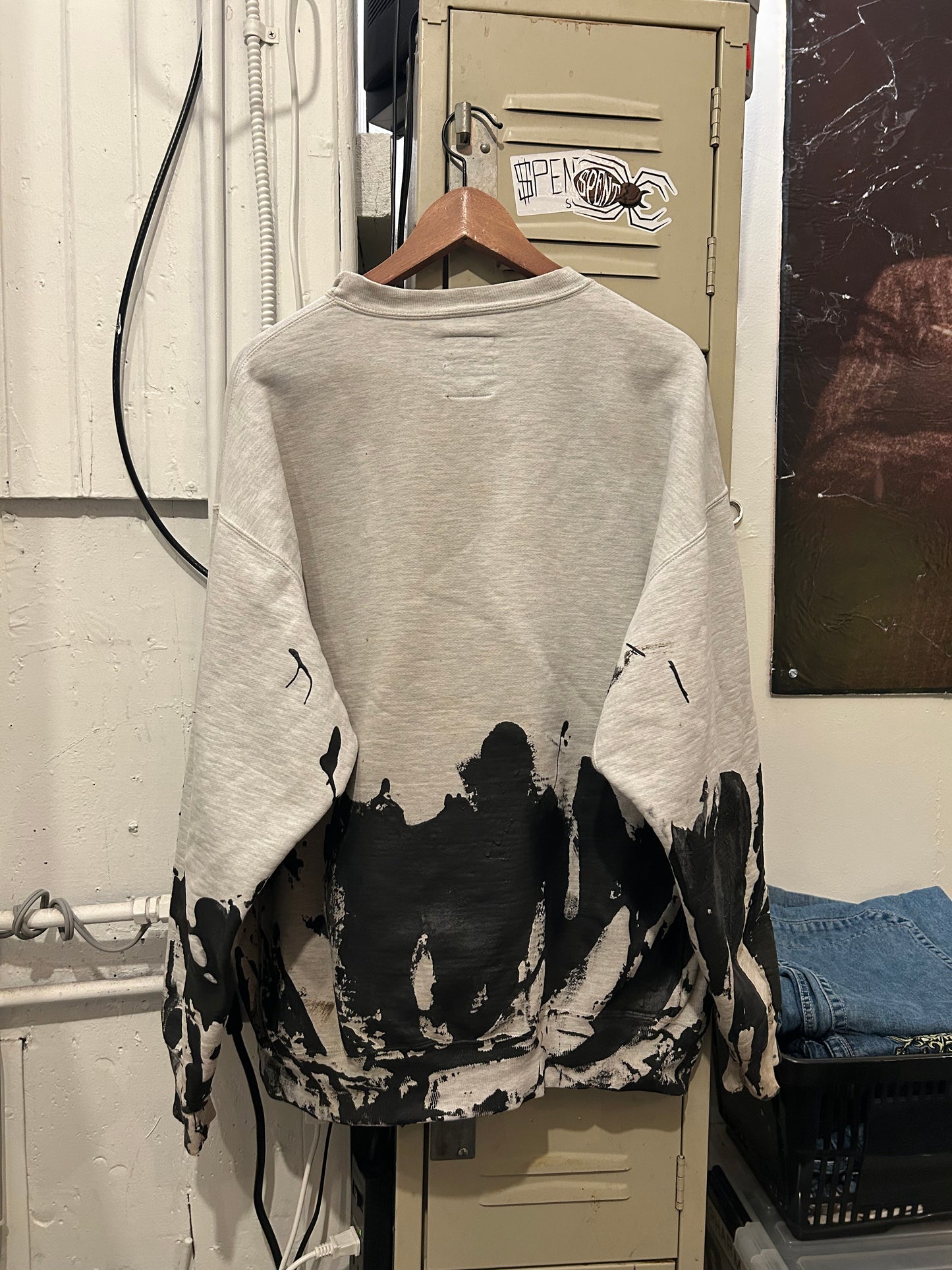 Barbed Tar College crewneck