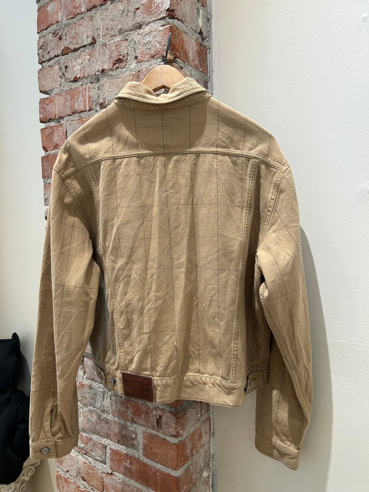 Tan Polo Trucker jacket