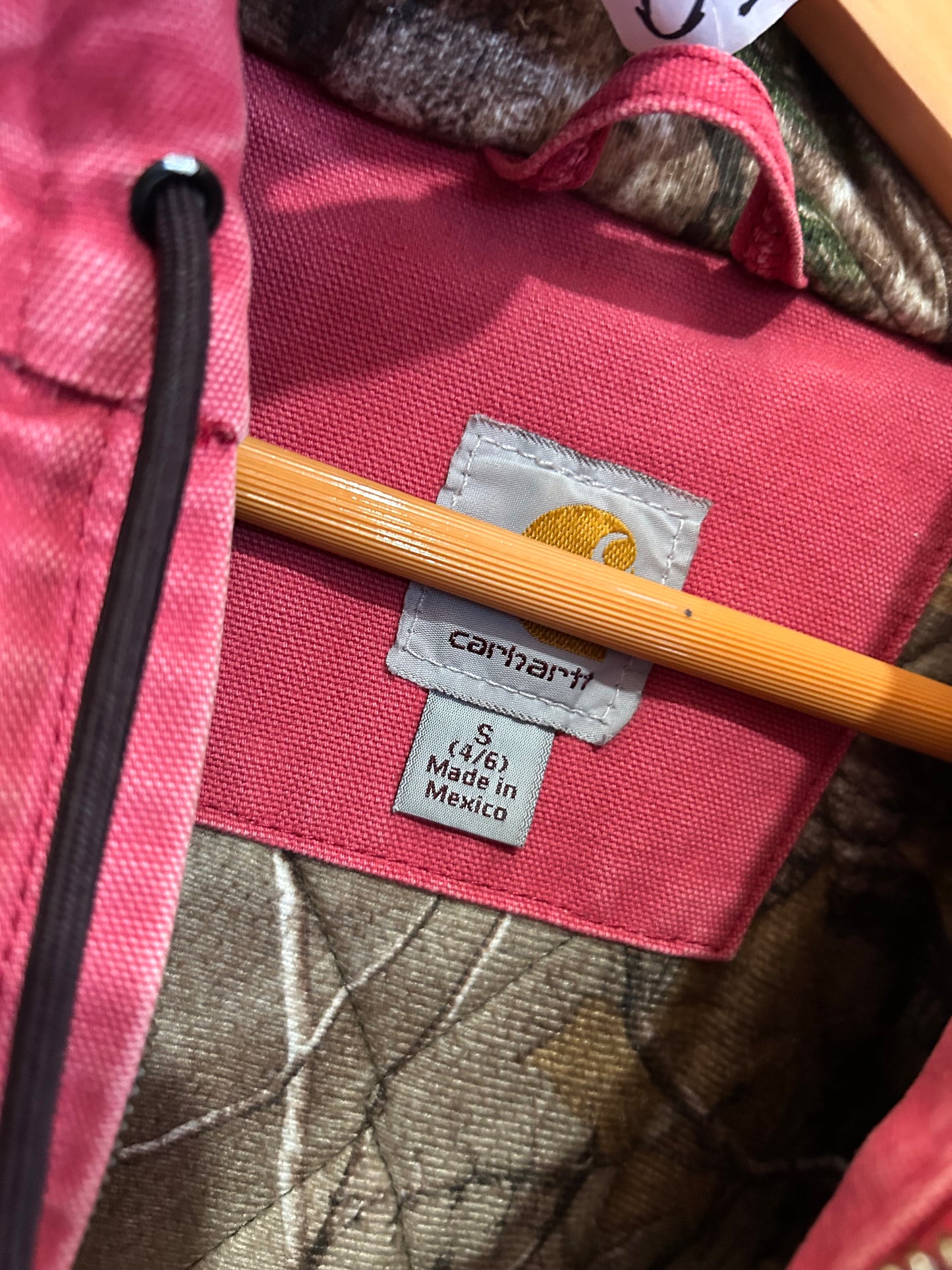 Vintage Pink Camo Carhartt jacket