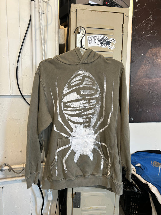 Green $pider hoodie