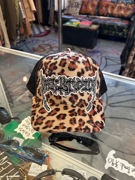 Leopard Trucker hat