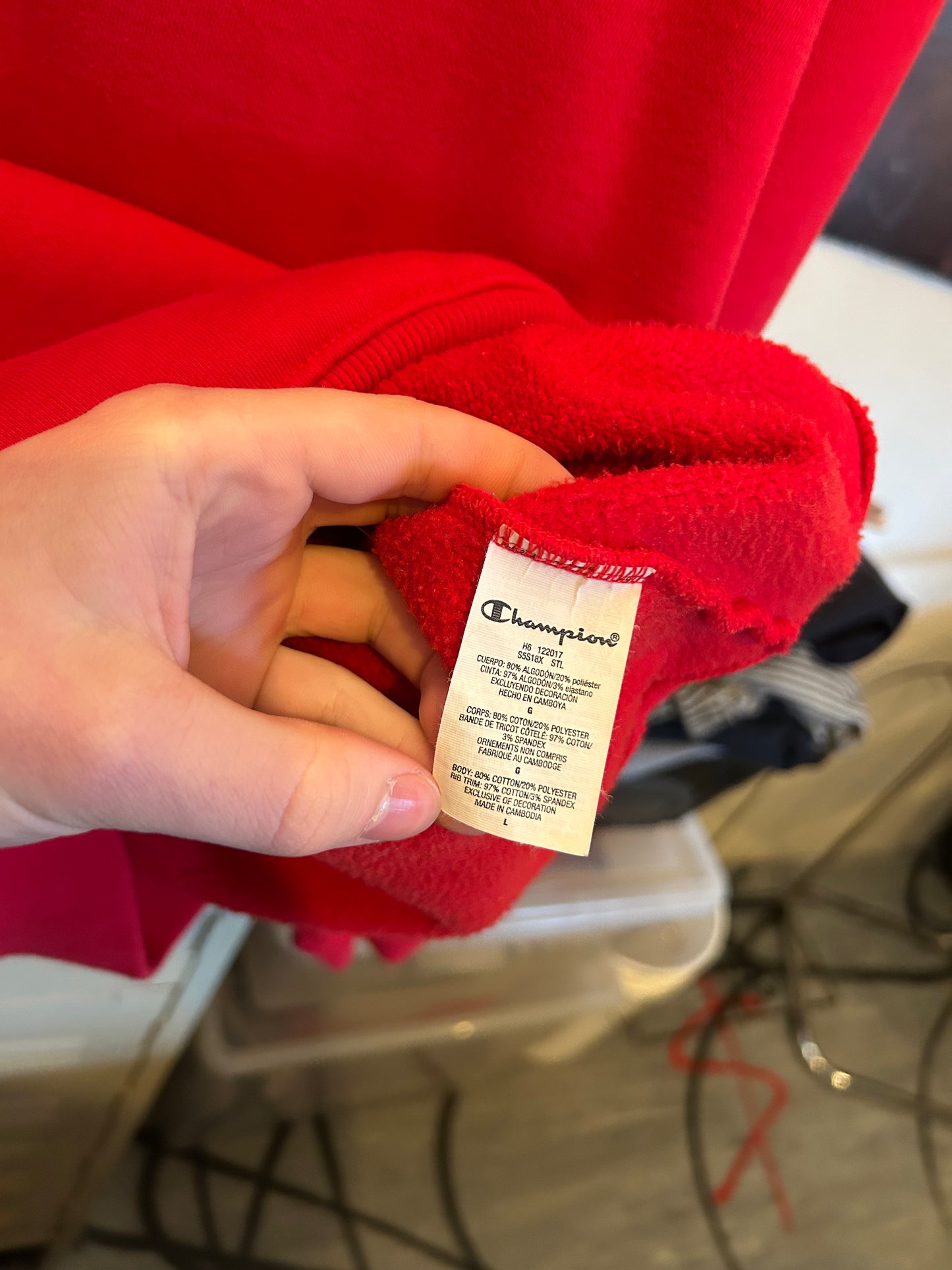 Supreme x Champion Big Logo hoodie