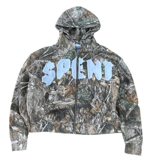 Camo Zip Up hoodie