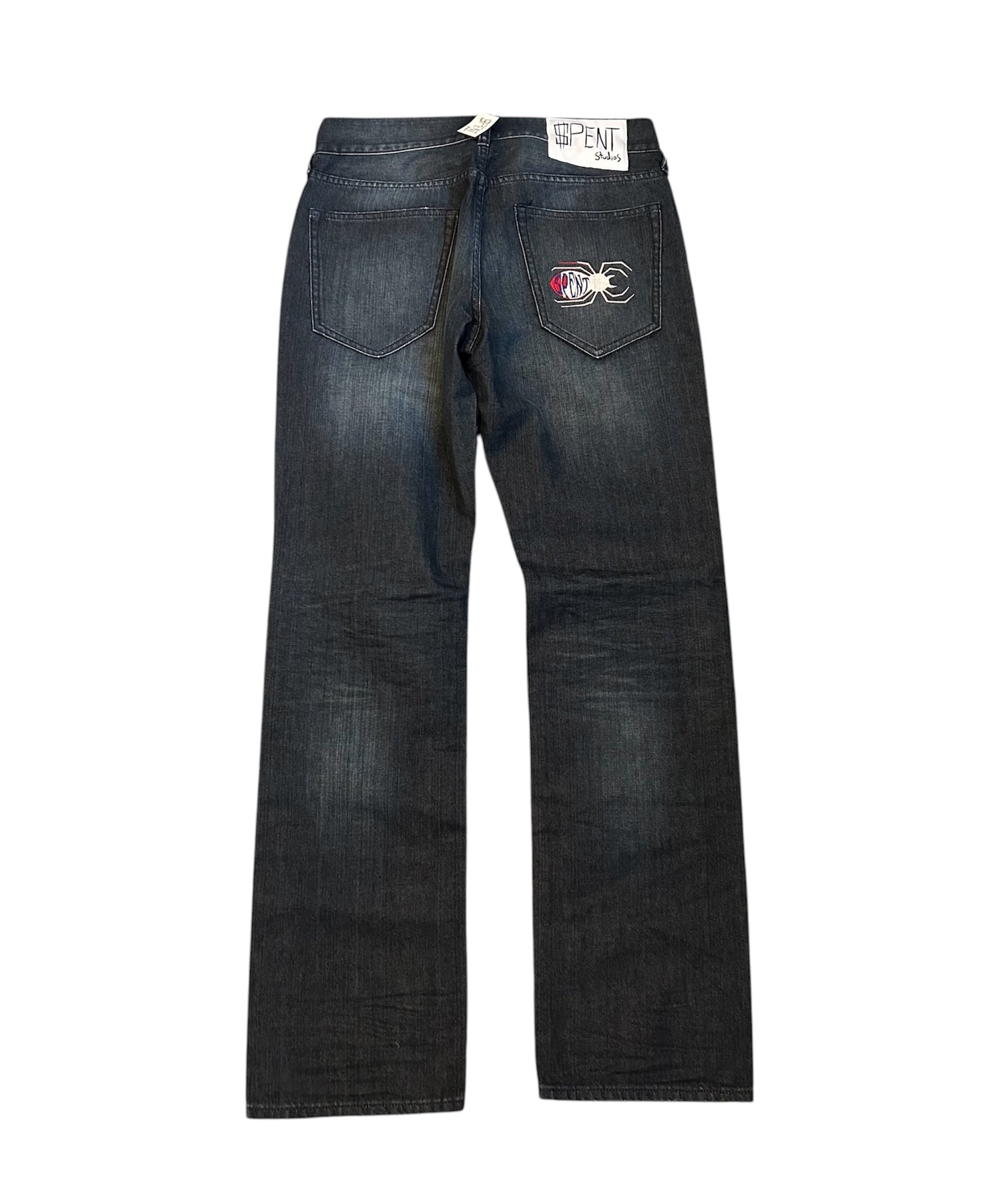 $piderman Embroidered jeans