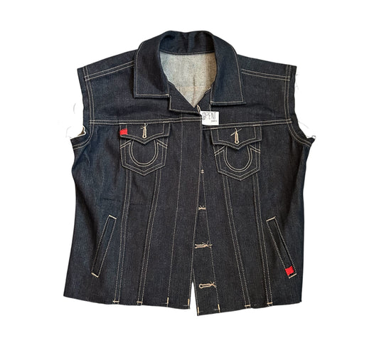 Cropped Horseshoe Sample vest