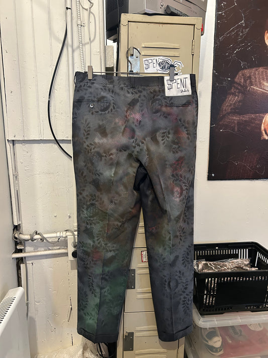 Lace Painted Suit Pants