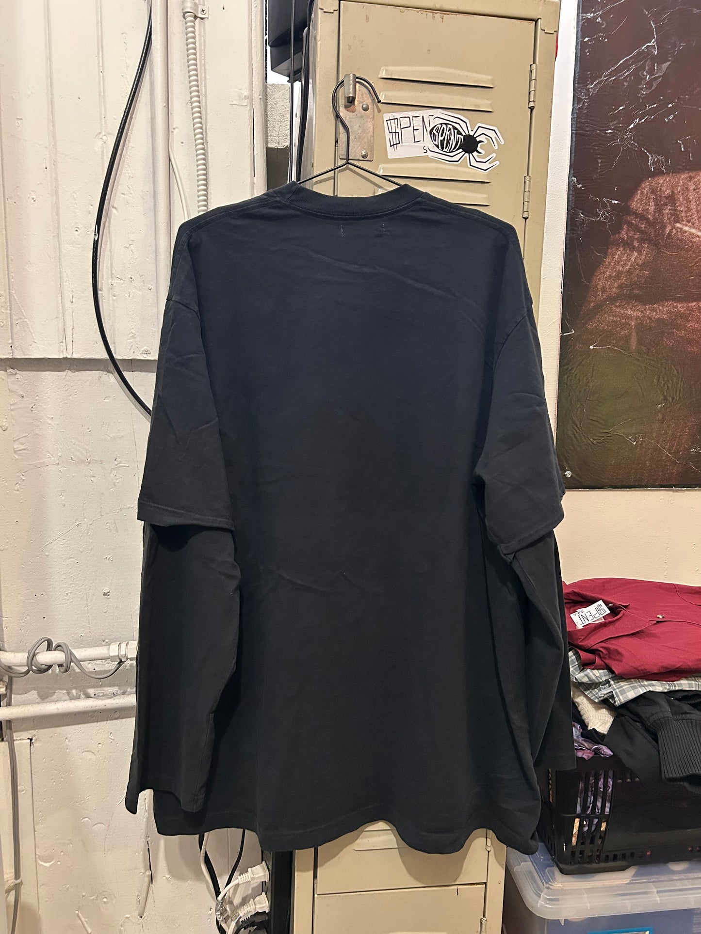 Layered Signature All Black shirt