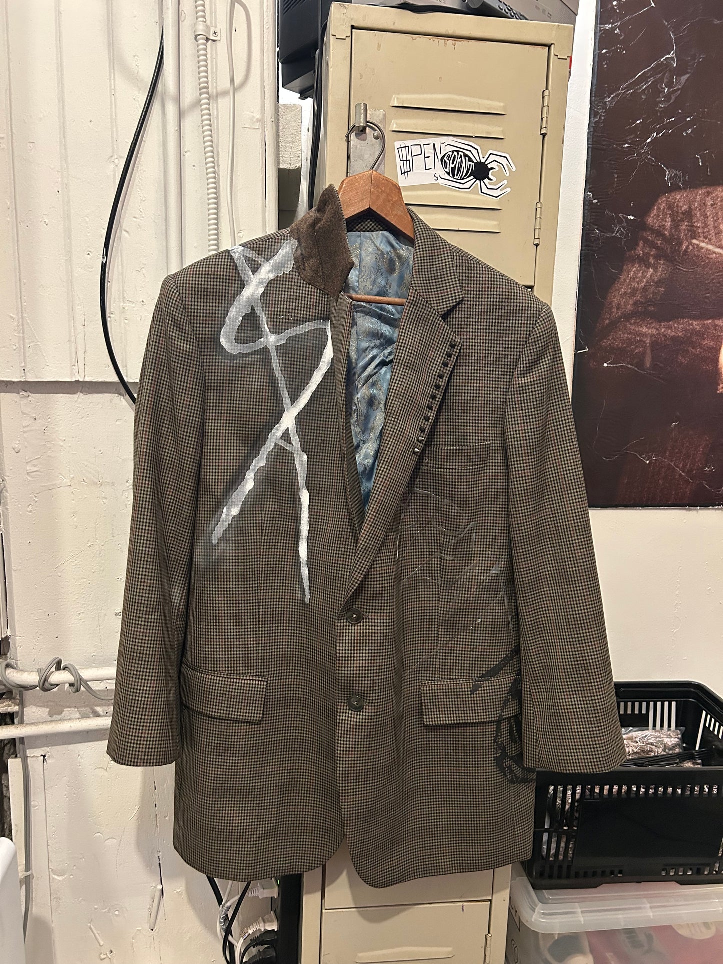 Oversized $pider blazer