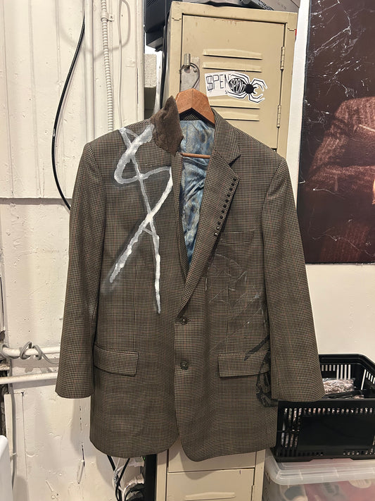 Oversized $pider blazer