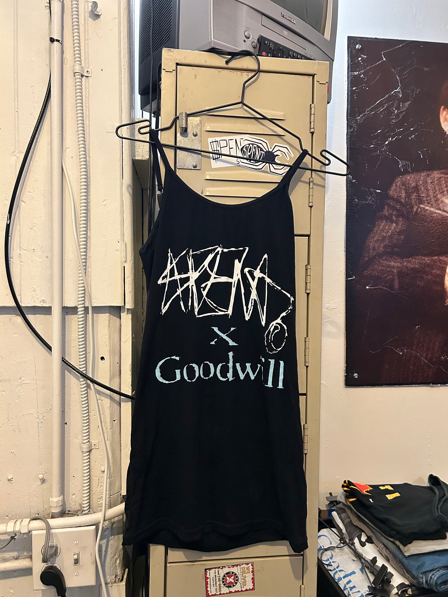 Black $pent x Goodwill dress