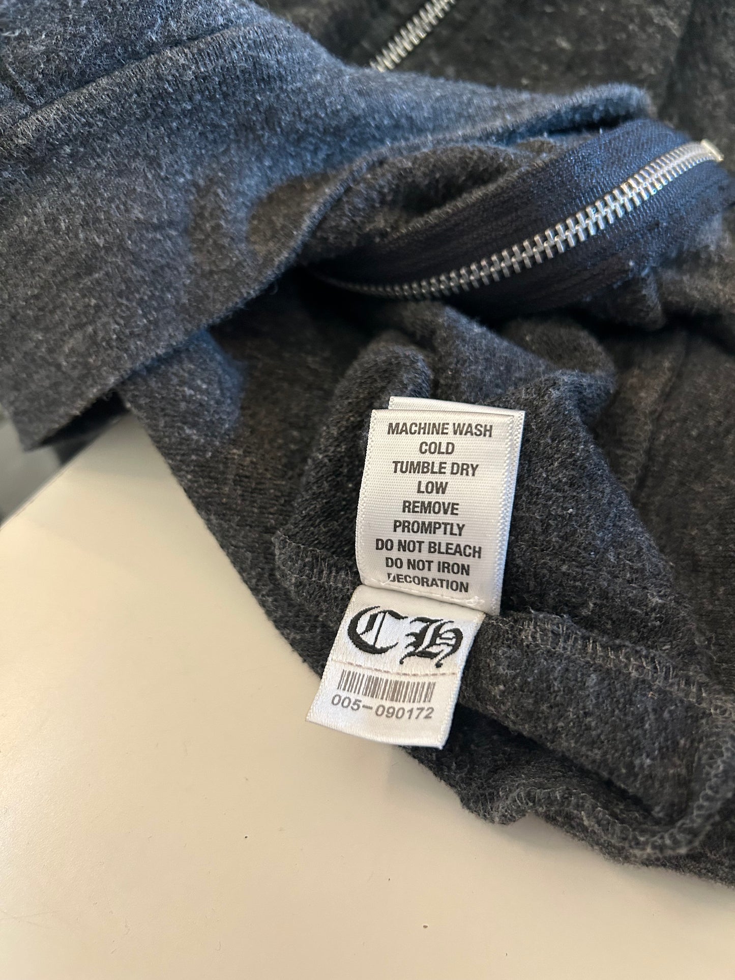 Chrome Hearts Cropped Zip Up hoodie