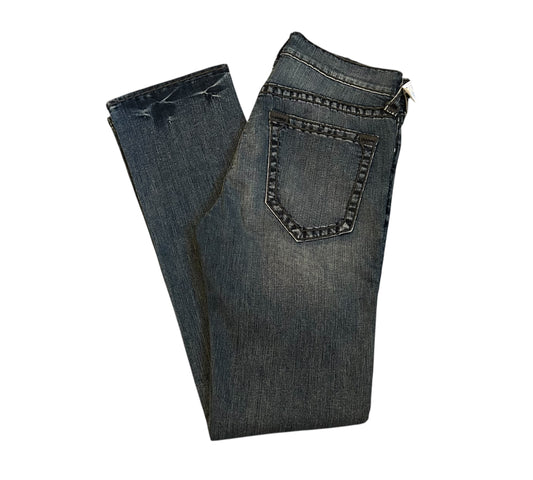 Blank Double Stitched Dark Wash jeans