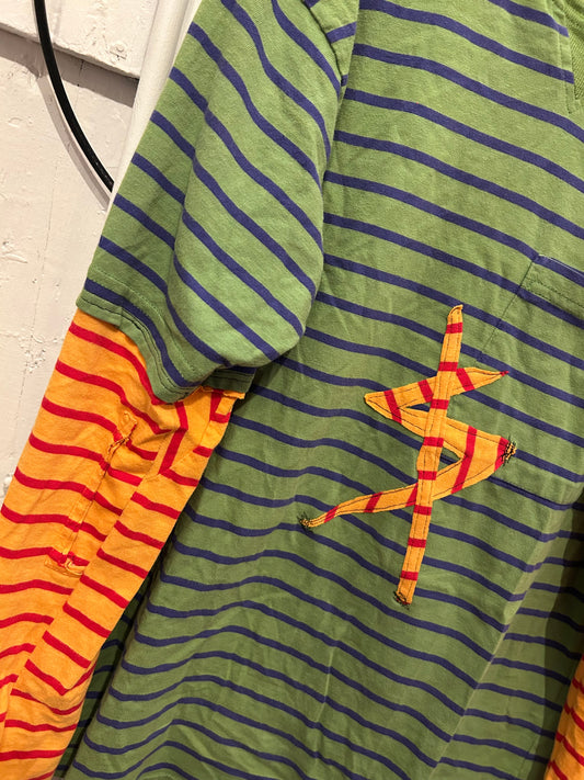 Layered $triped shirt