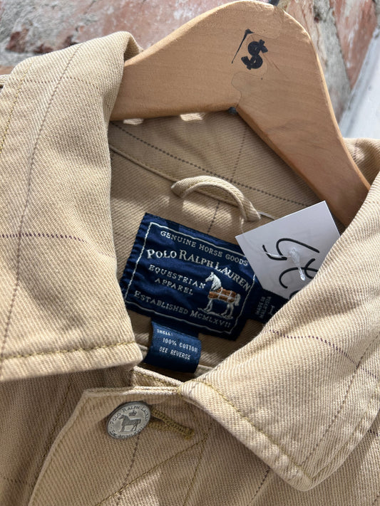 Tan Polo Trucker jacket