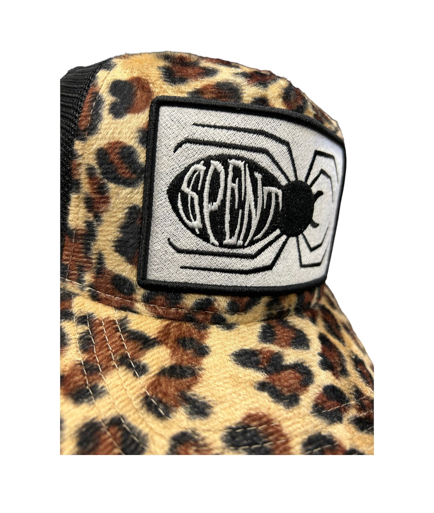 “Leopard $pider” Trucker hat
