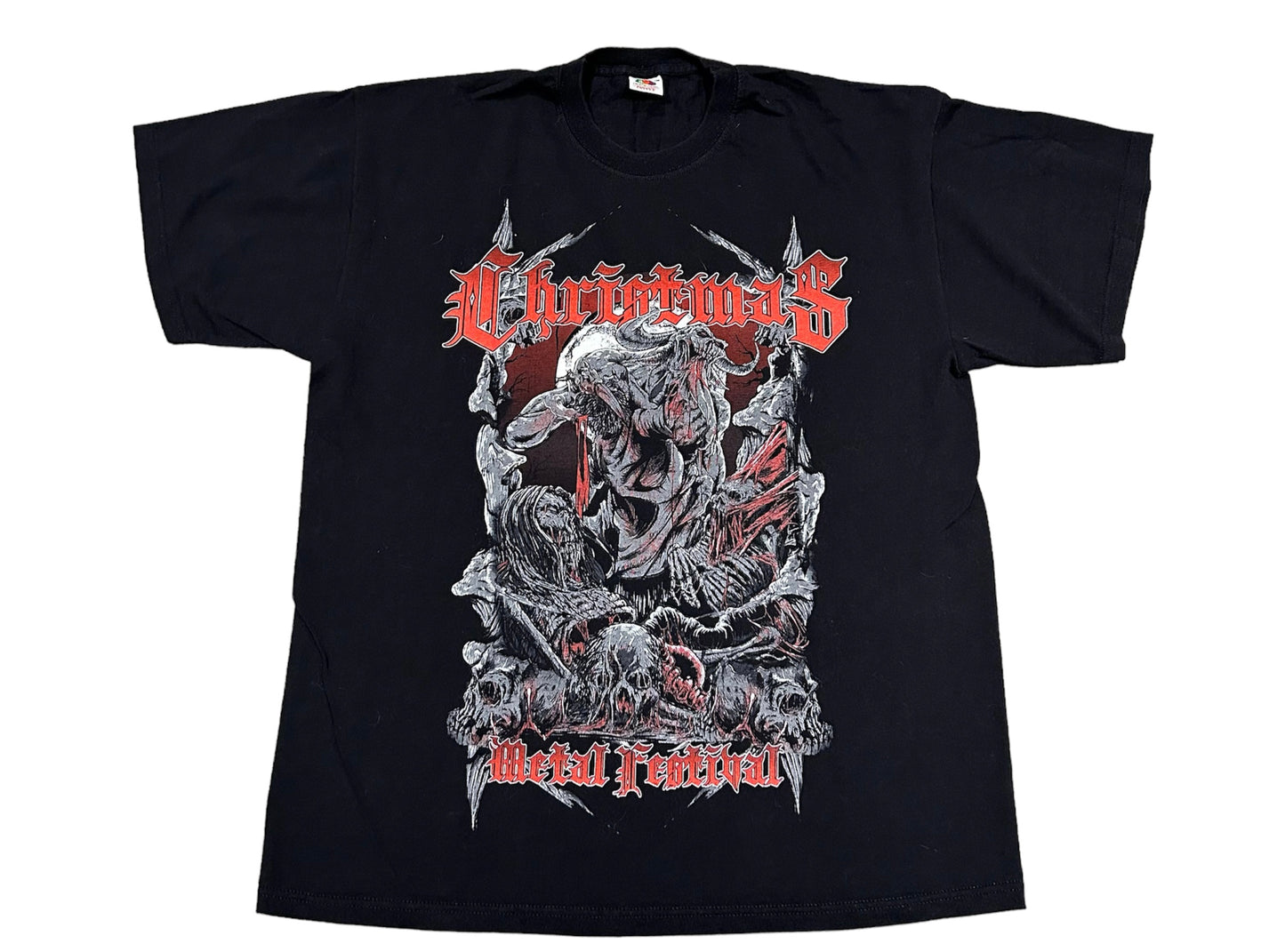 Christmas Metal Festival t shirt