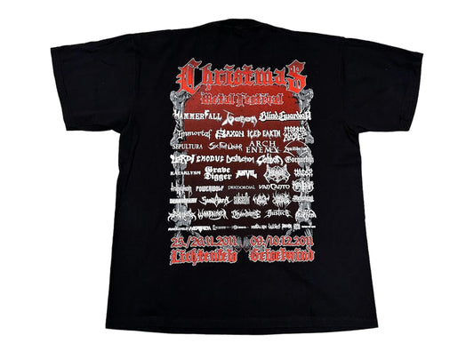 Christmas Metal Festival t shirt