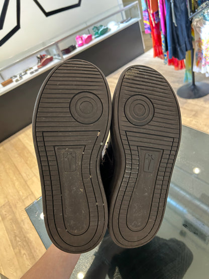 Rick Owen’s Brown TURBOWPN Sneakers