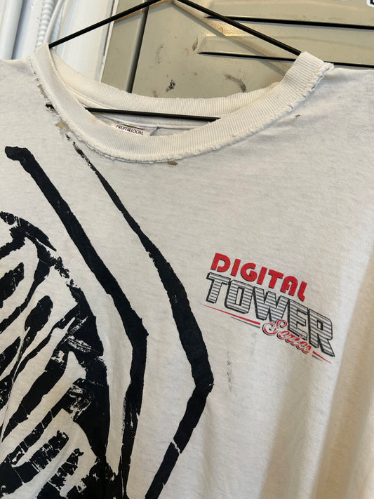 Distressed Casino $pider t shirt
