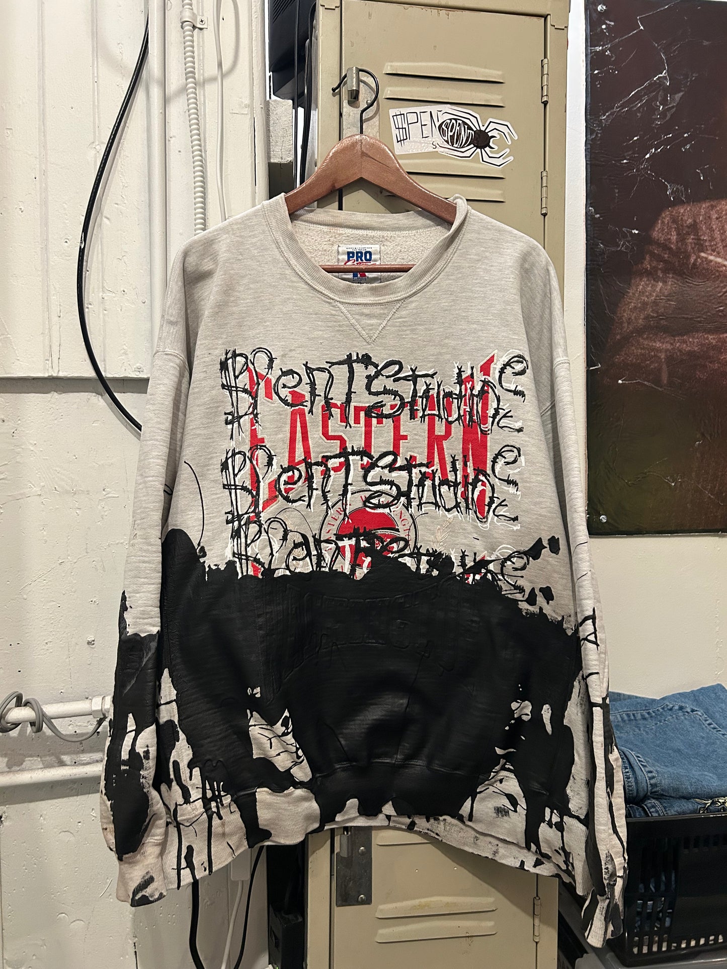 Barbed Tar College crewneck