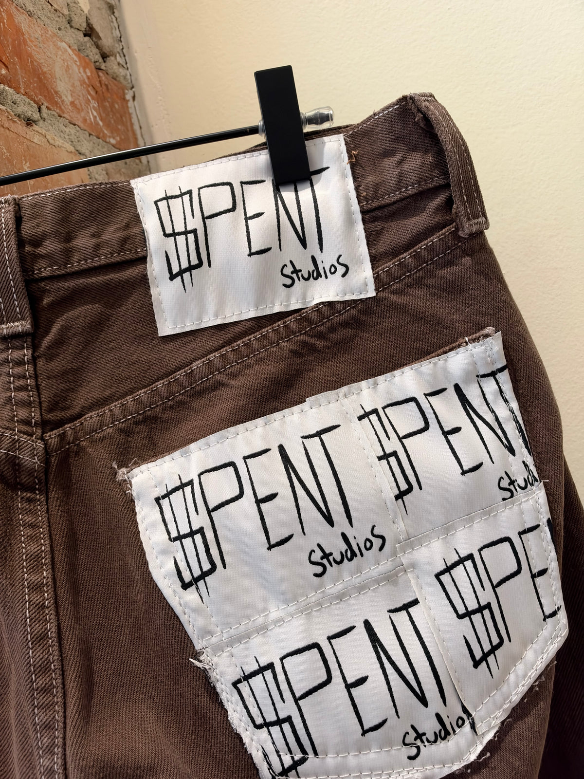$pent Patch Pocket jeans