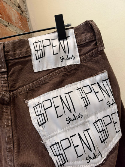 $pent Patch Pocket jeans