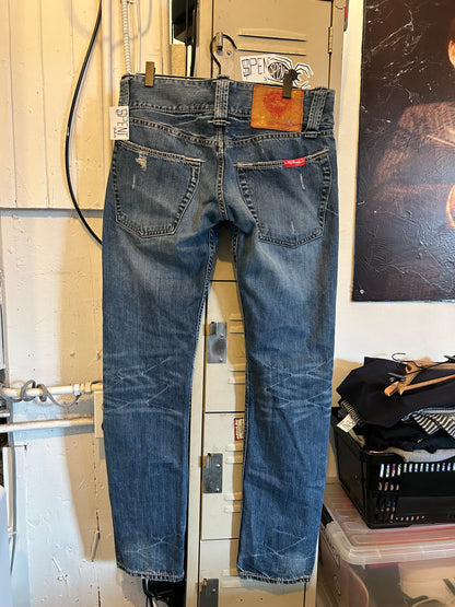 Y2K Ed Hardy Embroidered jeans