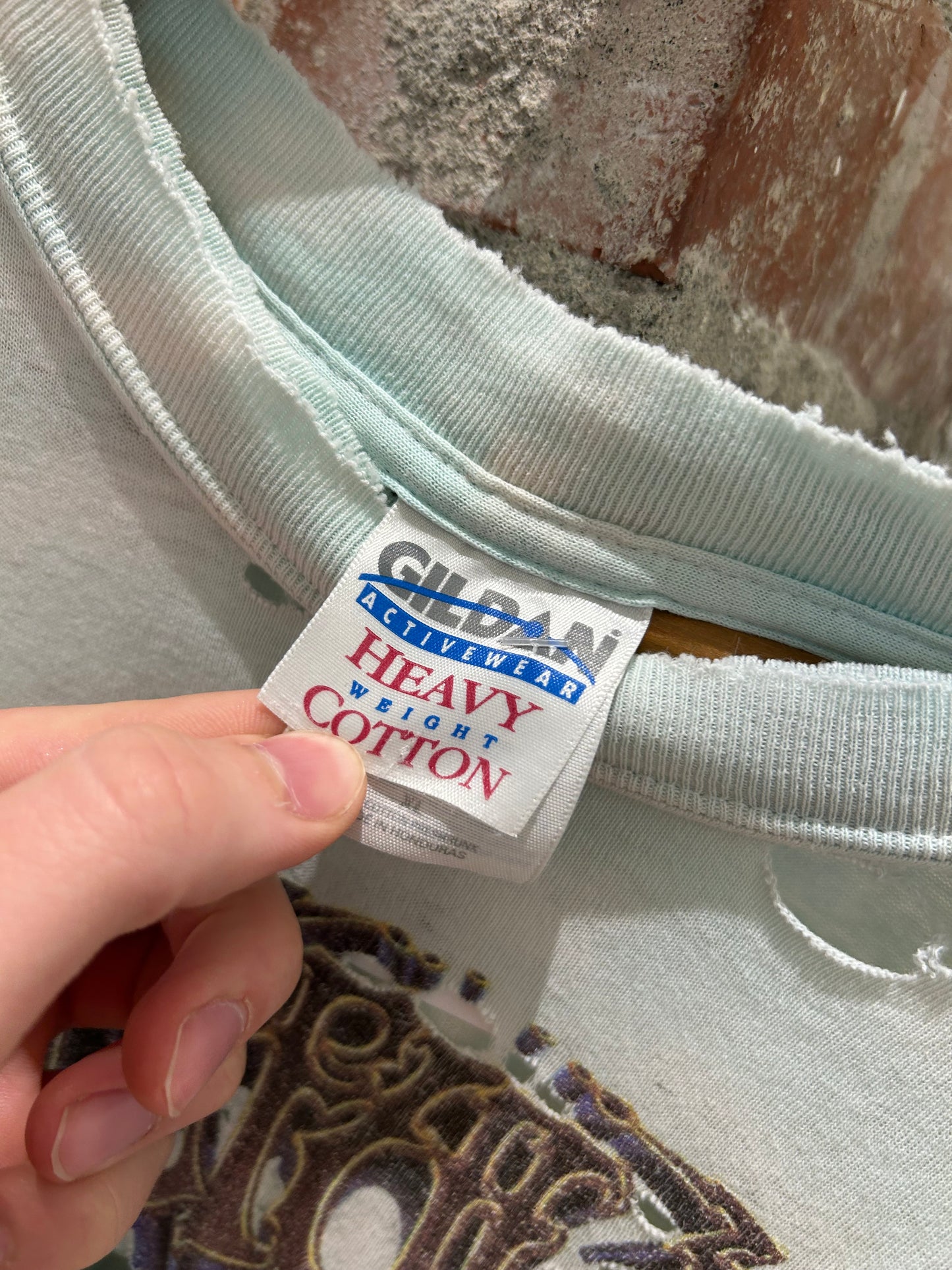 Thrashed Grateful Dead t shirt