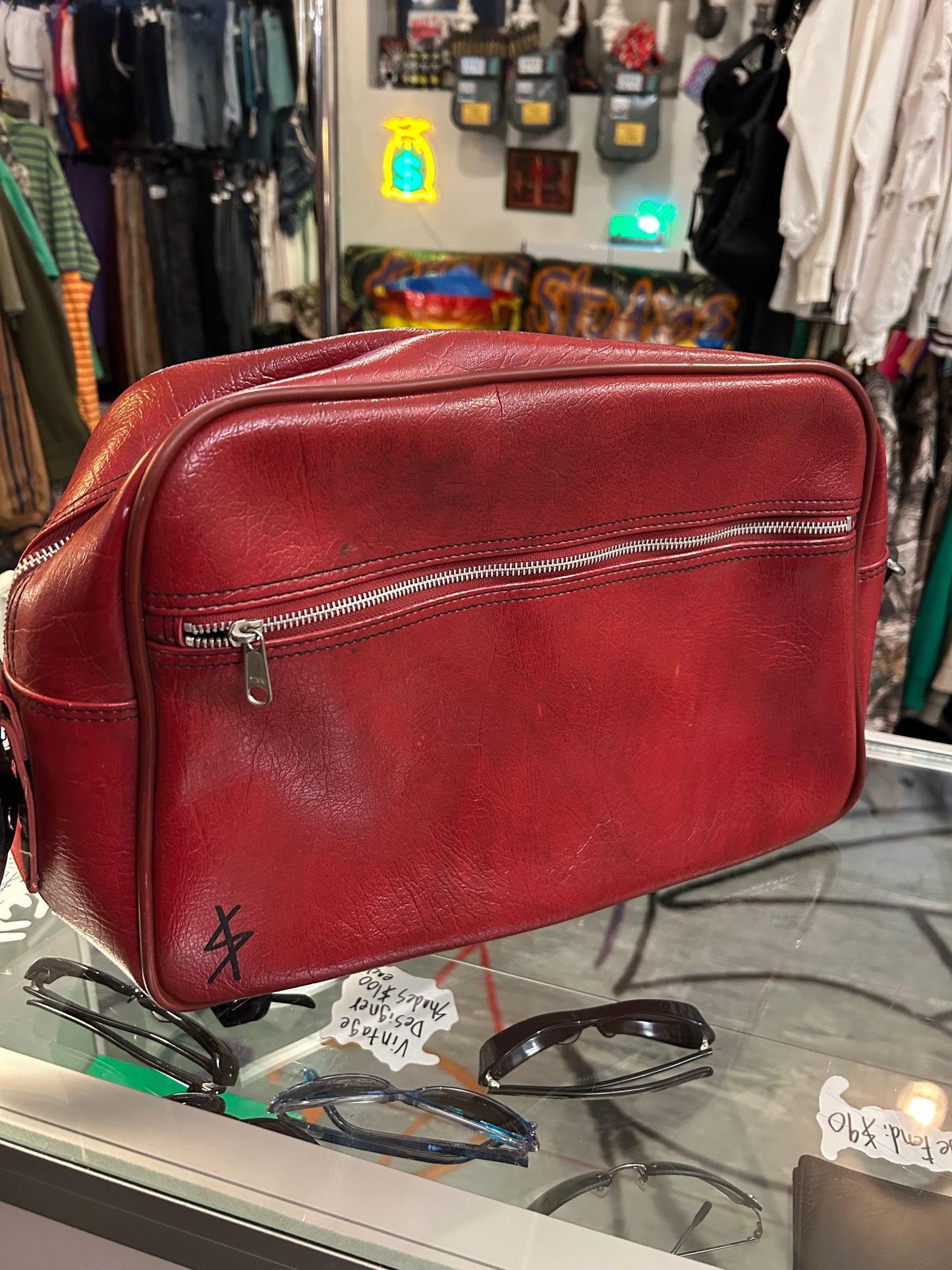 Custom Leather Bag/Belt combo