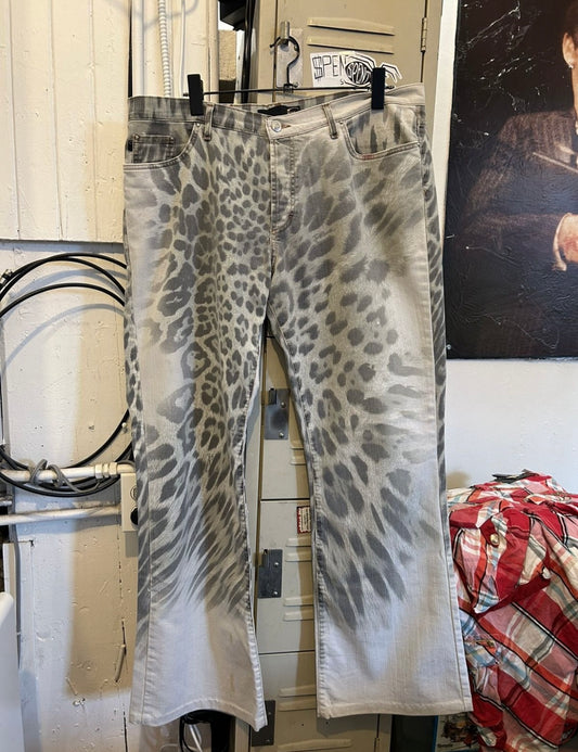 Roberto Cavalli Leopard pants