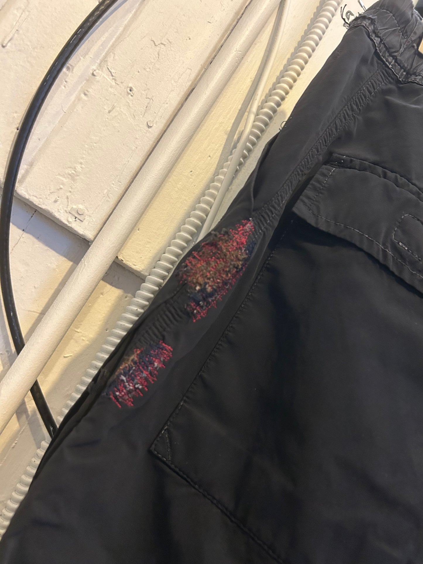 Distressed & Repaired Rick Owen’s pants