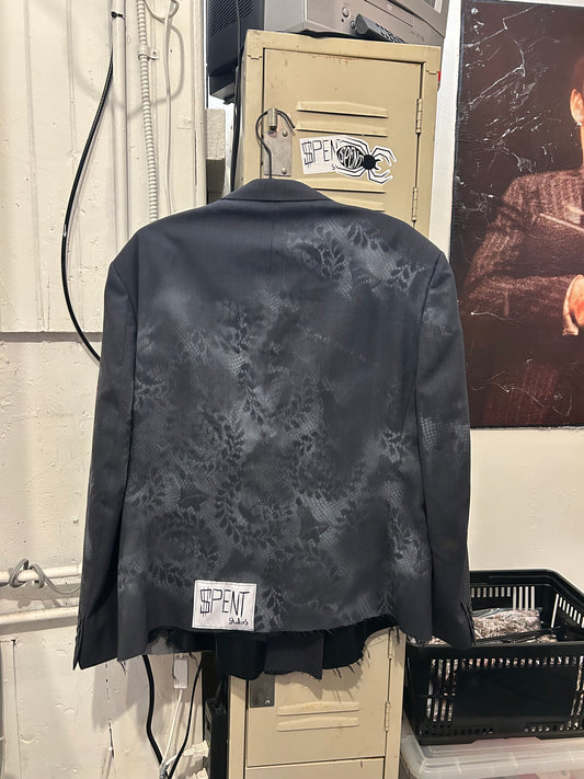 Lace Painted $uit coat