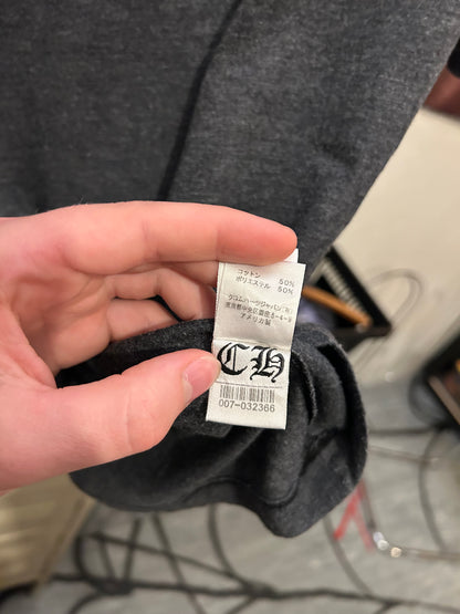 Grey Chrome Hearts t shirt