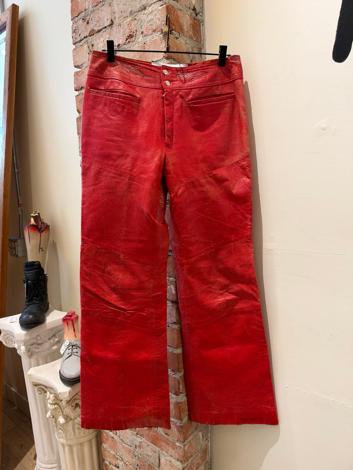 Trash Can Leather pants