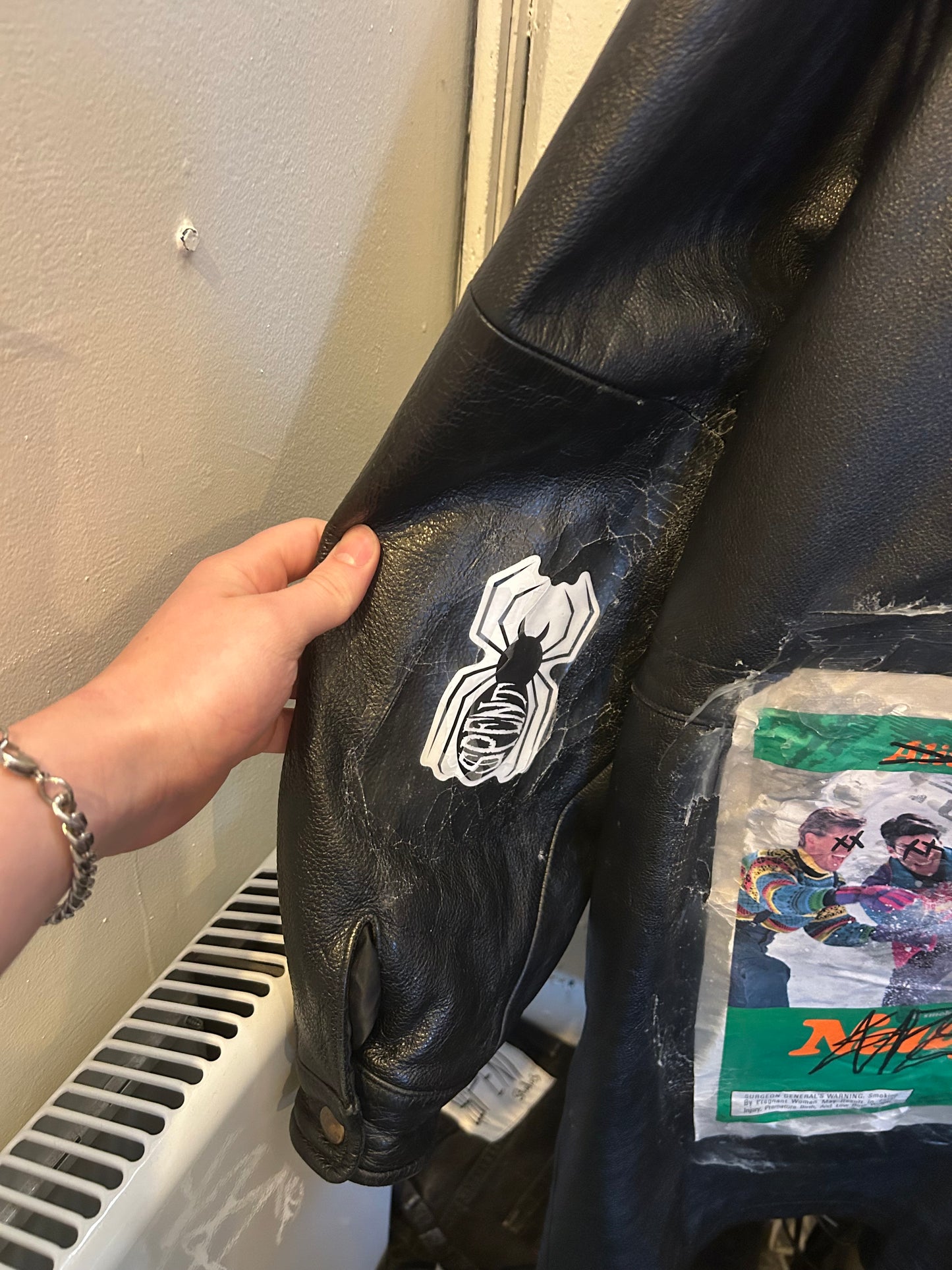 Magazine Pasted Leather jacket