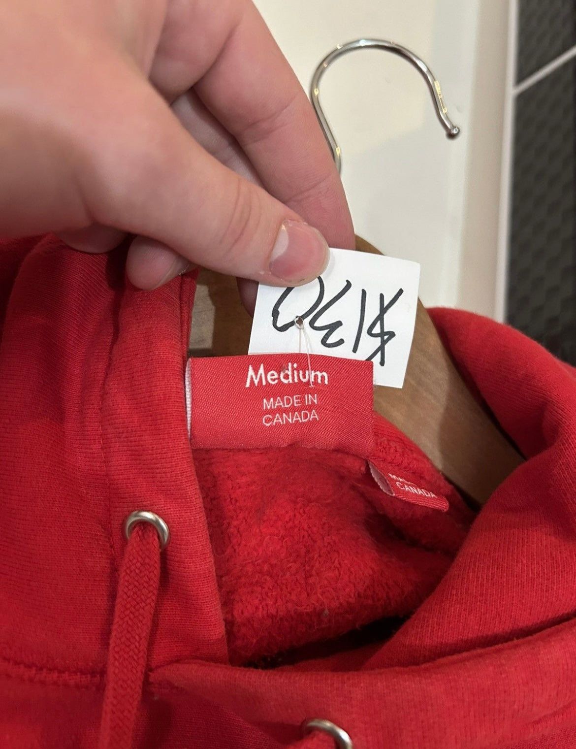 Supreme Striped Cuff hoodie