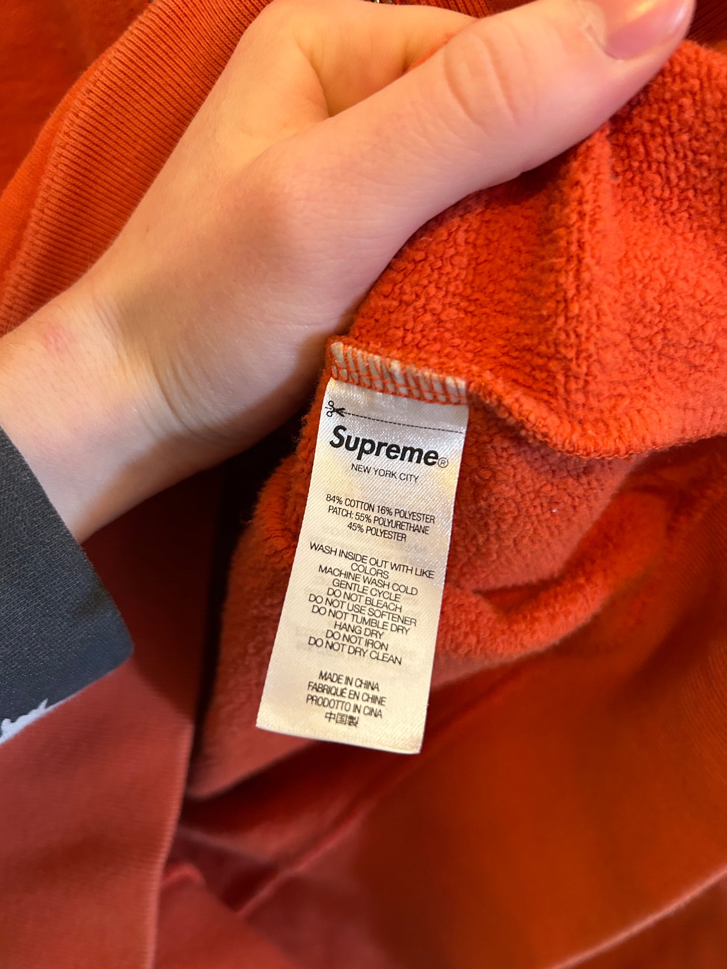 Supreme Demon Zip Up hoodie