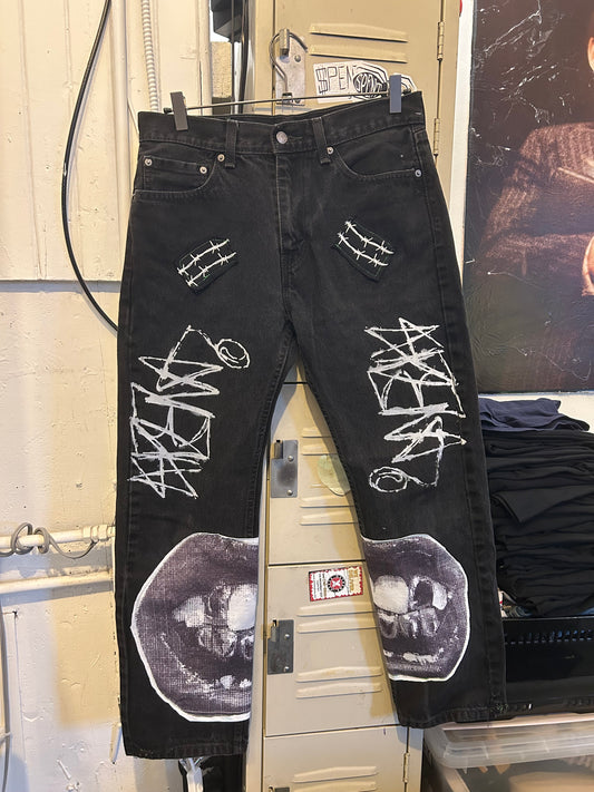 Signature patchwork jeans