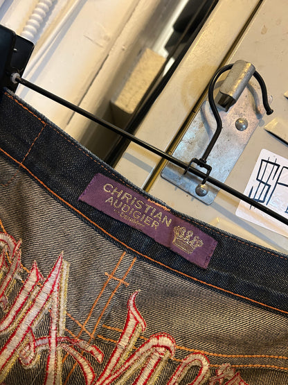 Y2K Christian Audigier jorts