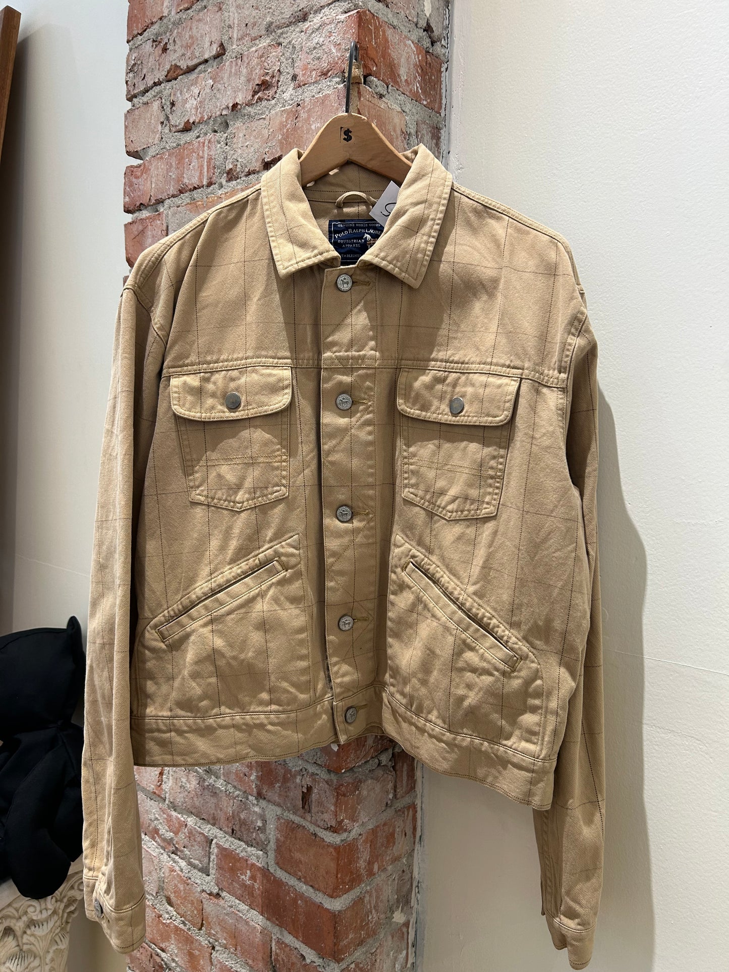Tan Polo Trucker jacket