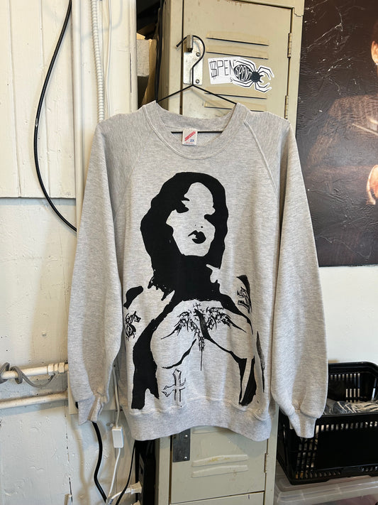 Grey Girl crewneck