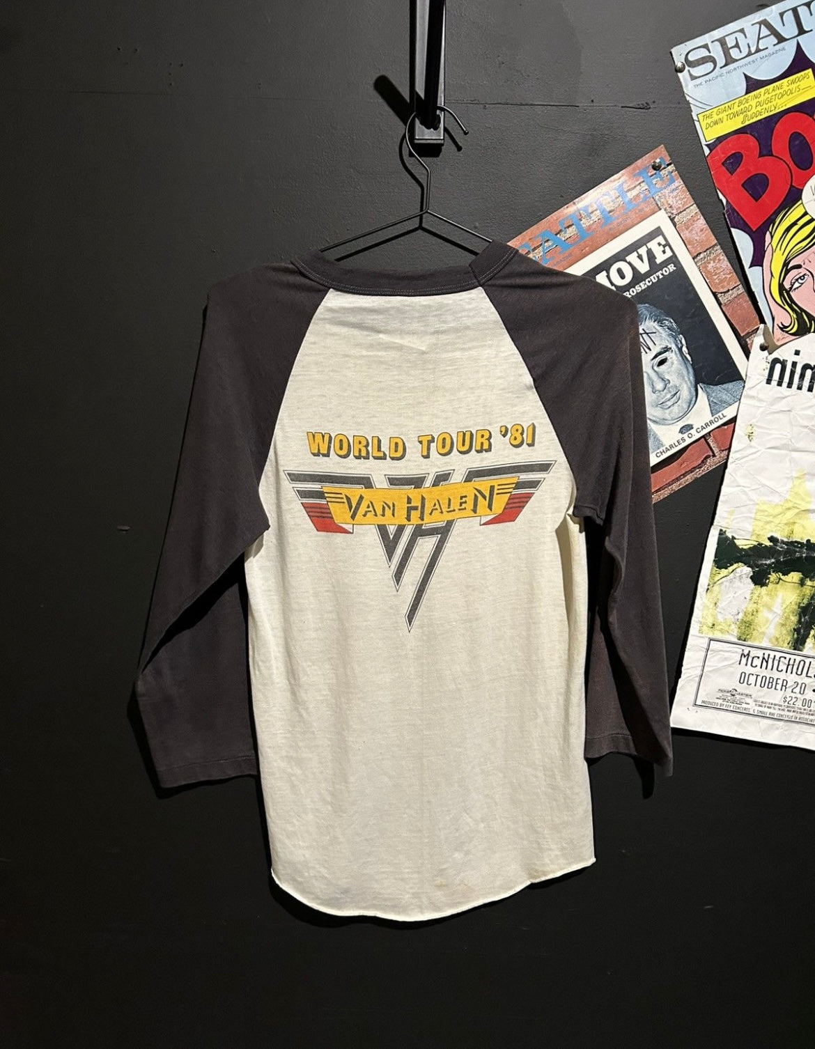 1981 Van Halen t shirt