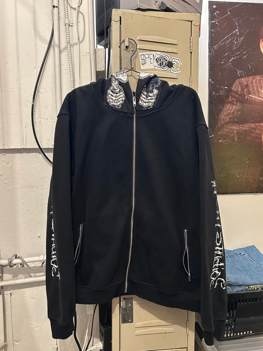 Barbed Skeleton Full Zip hoodie