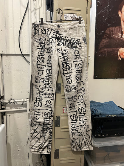 All Over Over Print Barbed pants