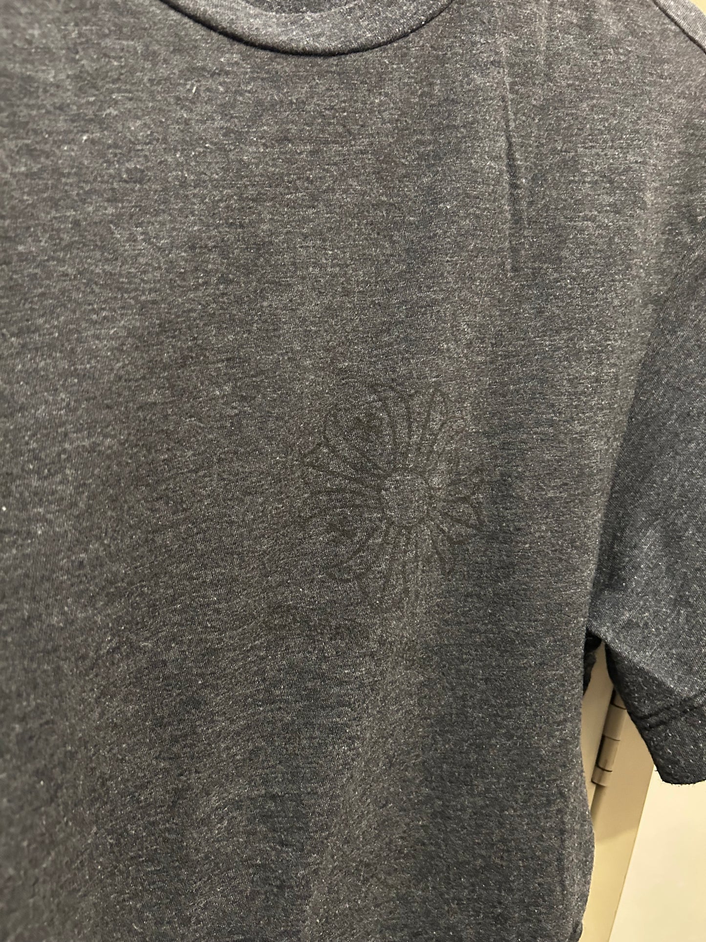 Grey Chrome Hearts t shirt