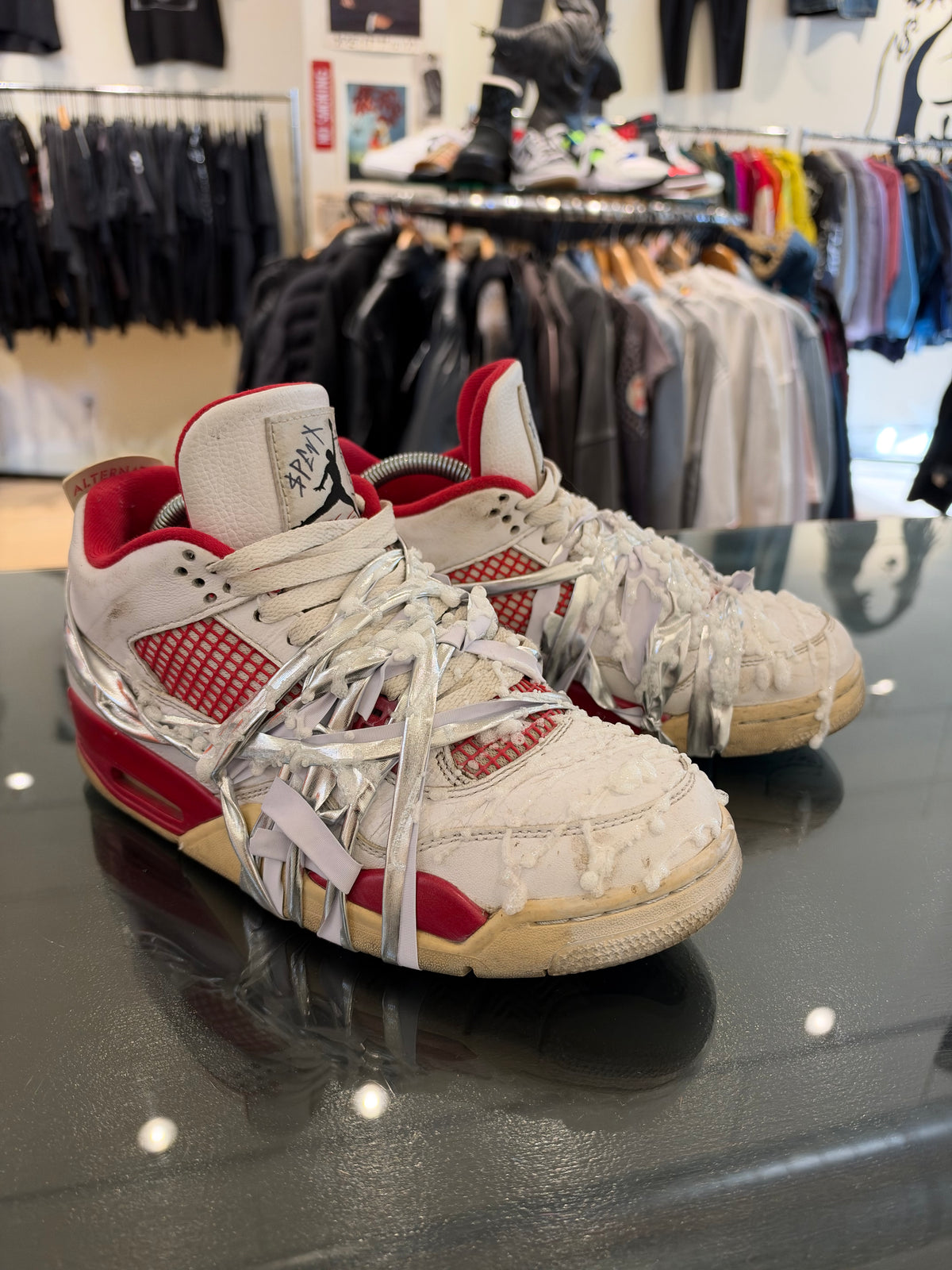 $pent Jordan 4s