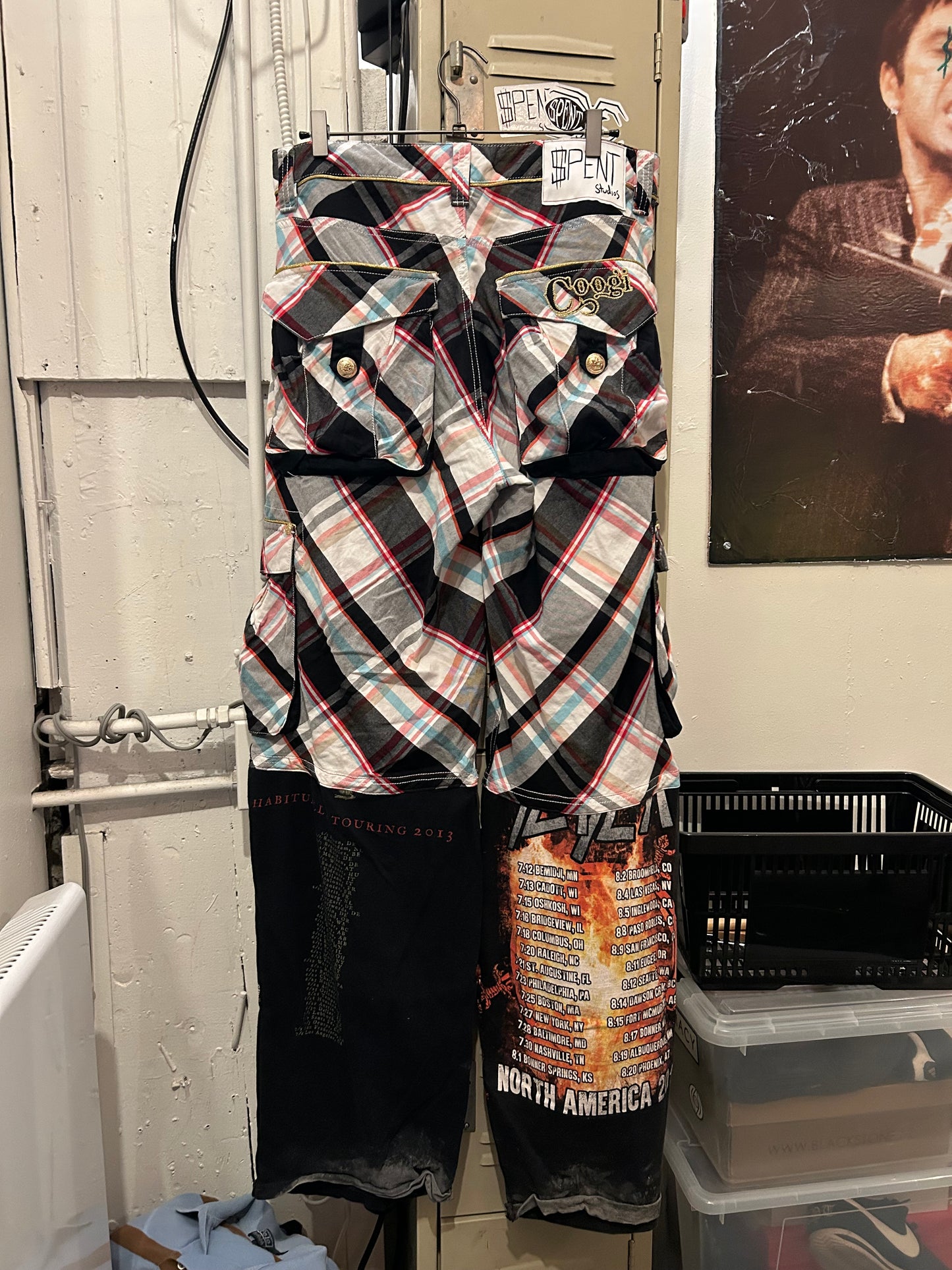 Plaid Coogi Band Tee pants