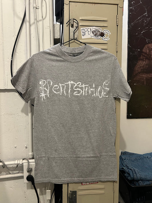 Grey Barbed Logo t shirt